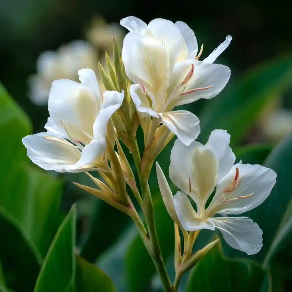 White Ginger Lily