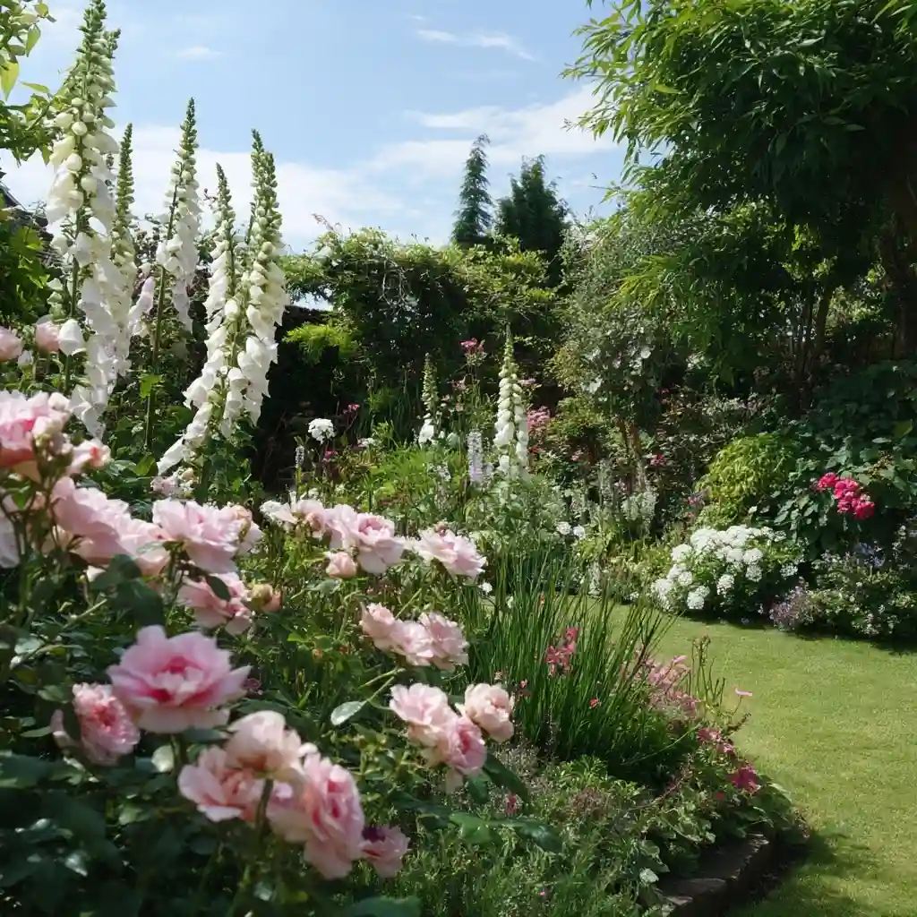 A Garden Oasis of Color and Fragrance