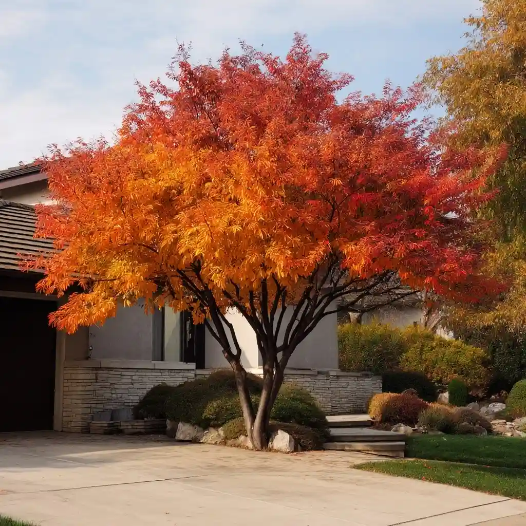 Charm with a Persian Ironwood Tree