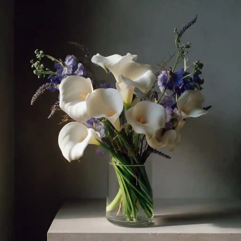 Style with White Calla Lilies
