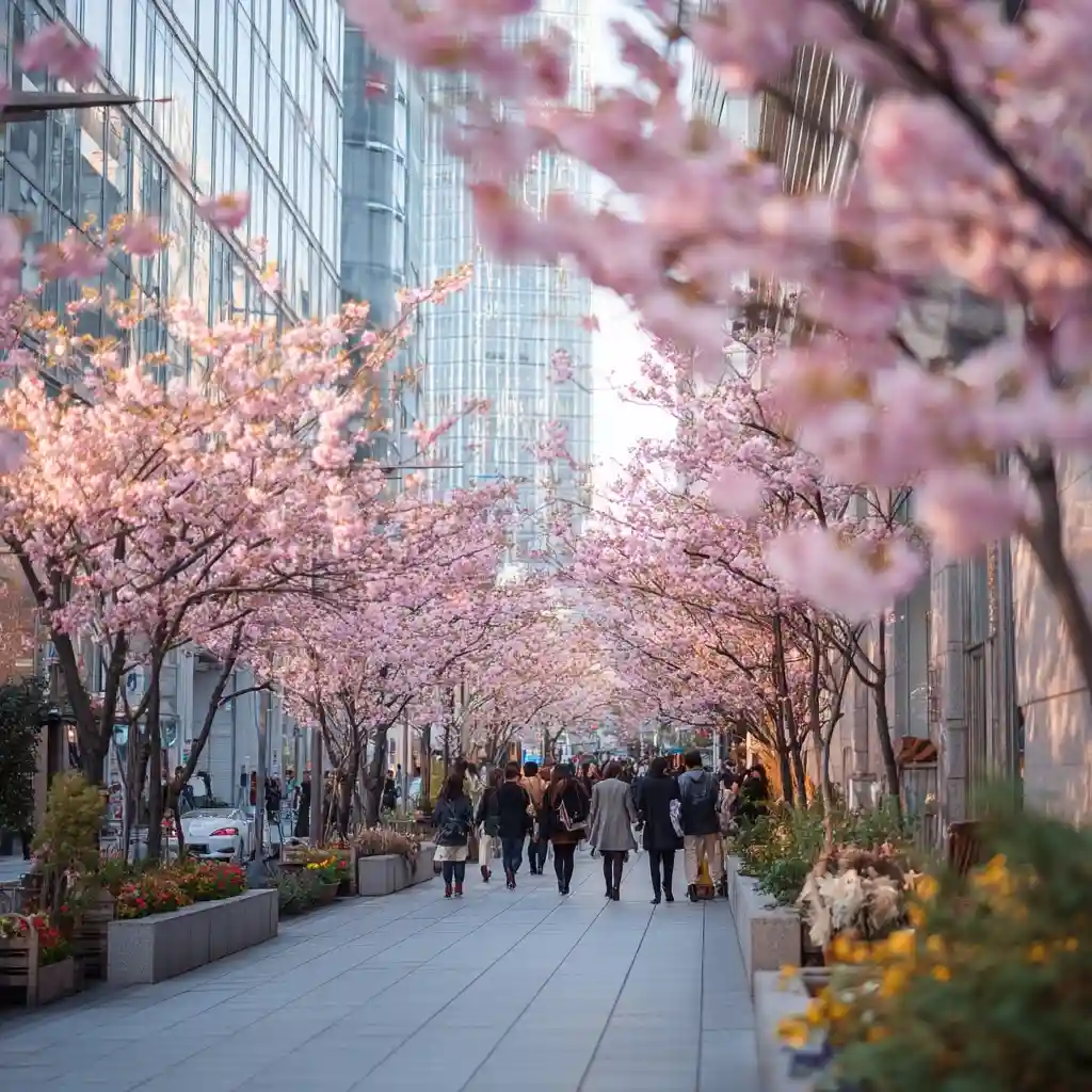 Urban Bloom: City Streets Transformed