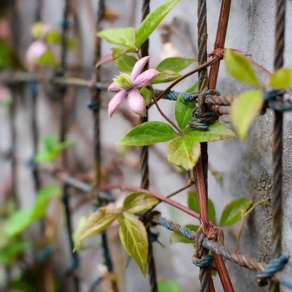 Provide Proper Support for Growing Clematis