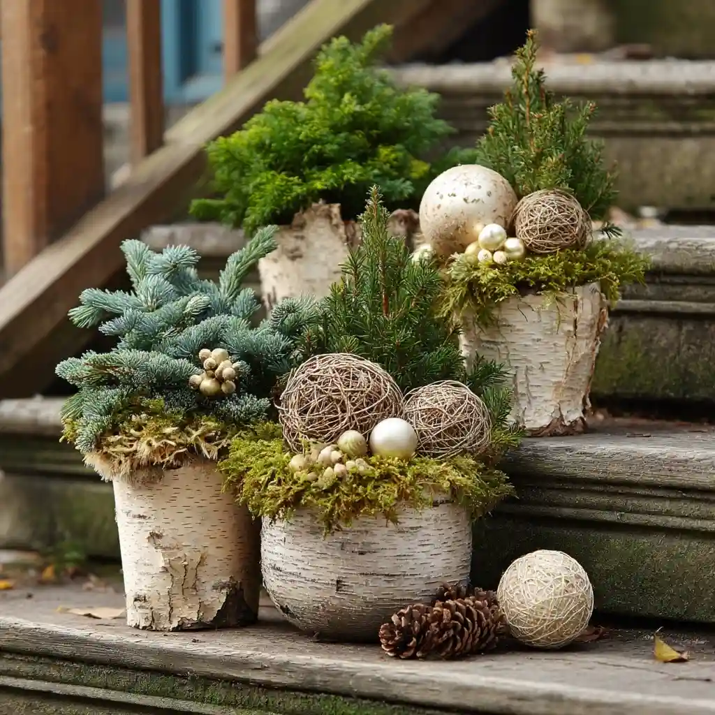 Dress Up a Collection of Smaller Pots