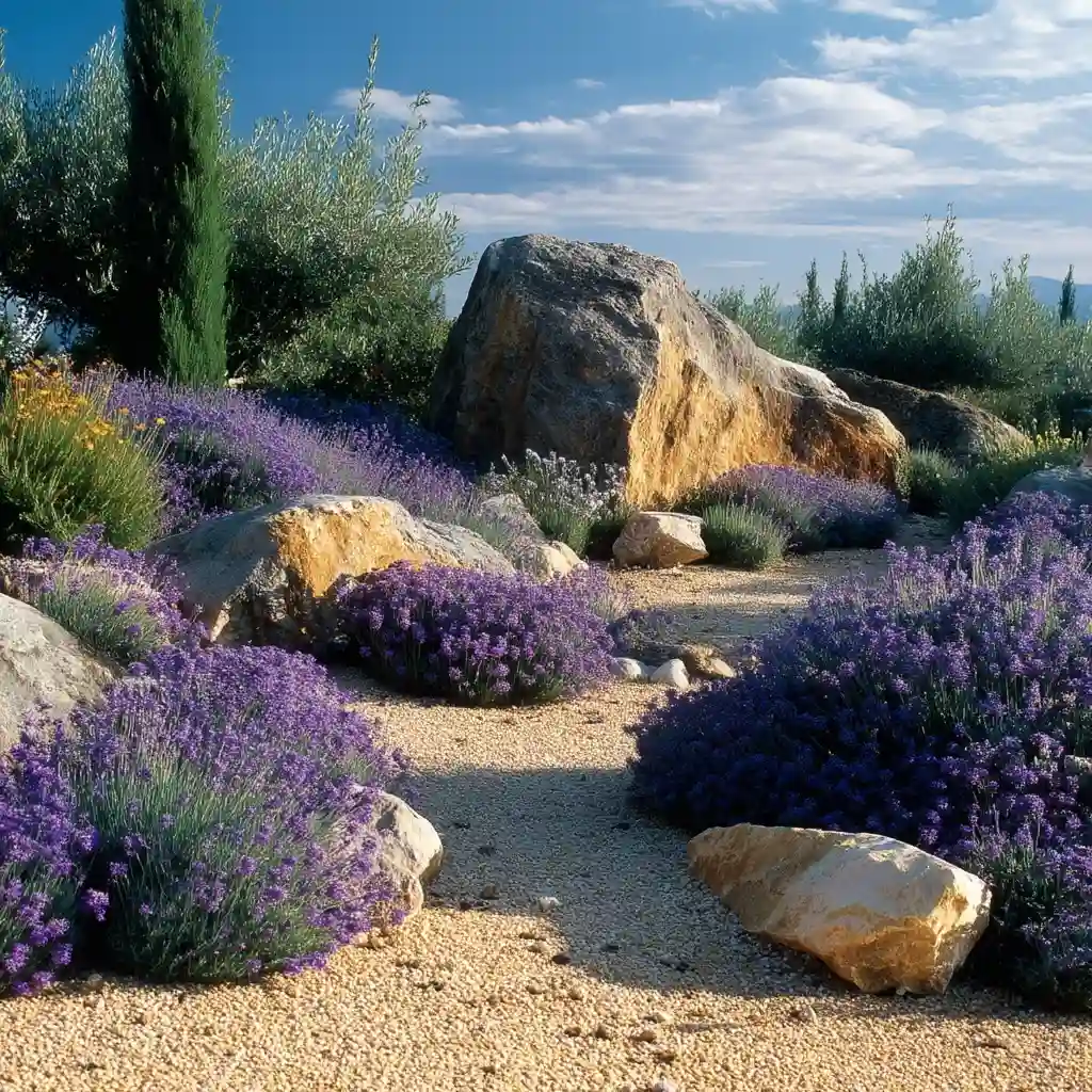 Lavender Rock Garden