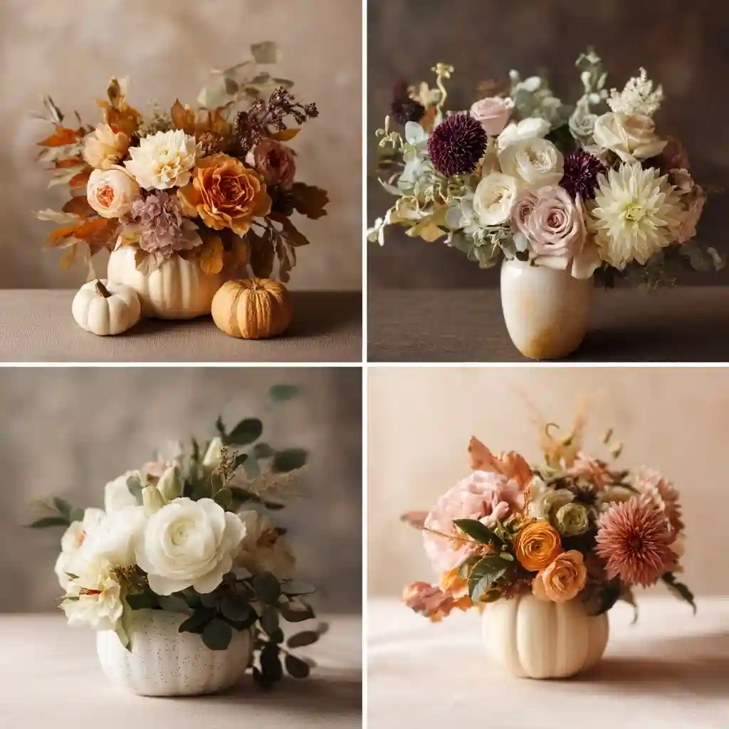 Seasonal Color Palettes for Pumpkin Floral Designs