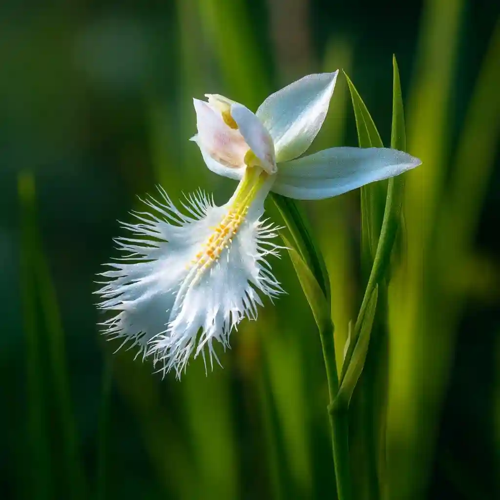 White Egret Orchid