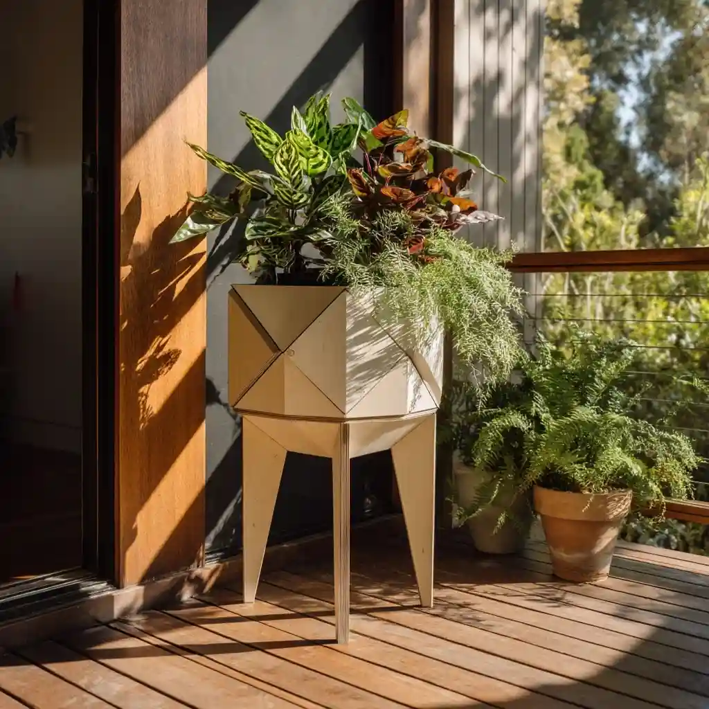 Modern Outdoor Plant Stand