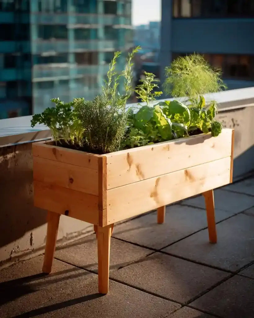 Raised Garden Bed with Legs (Angela Marie Made)