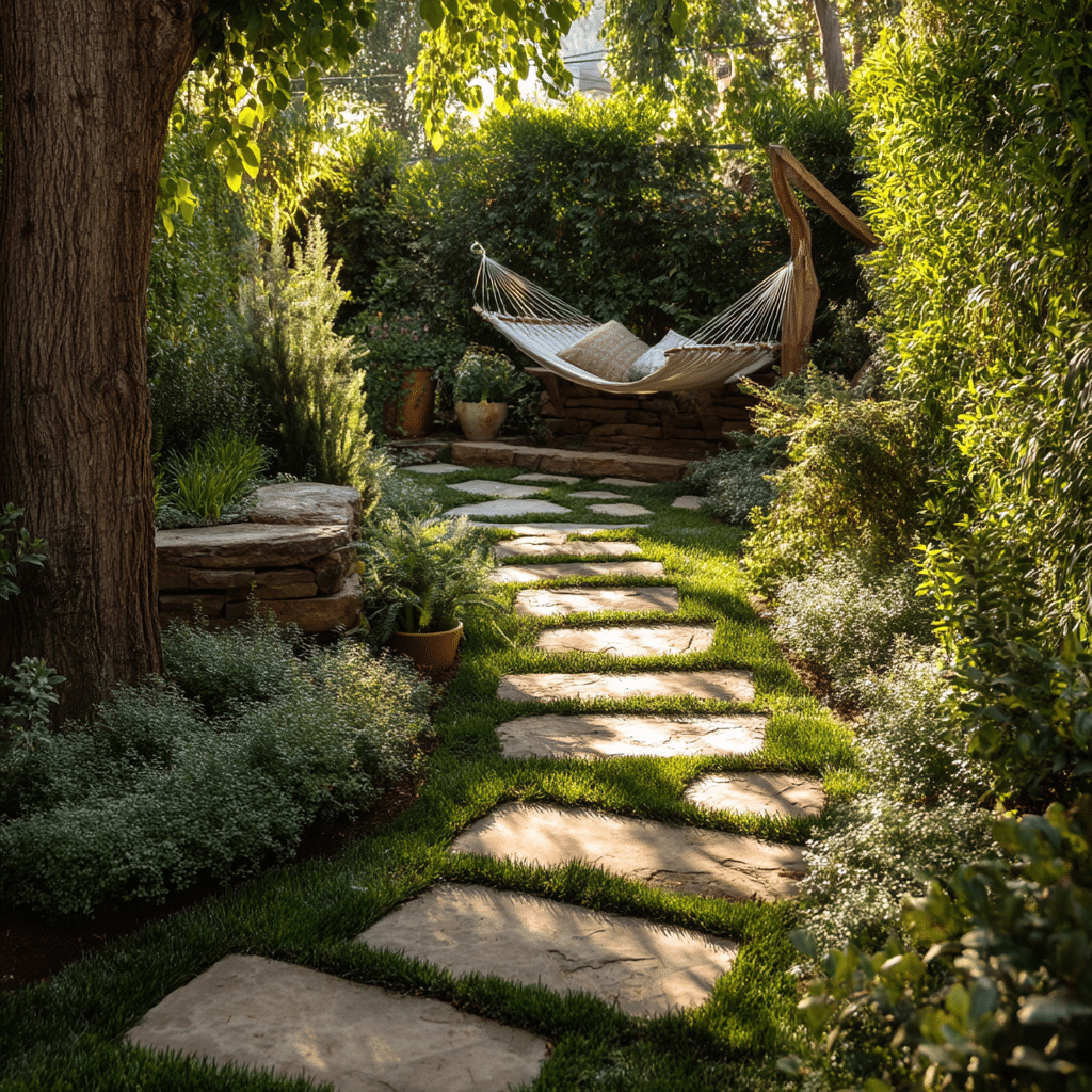 Geometric Stepping Stones & Hammock