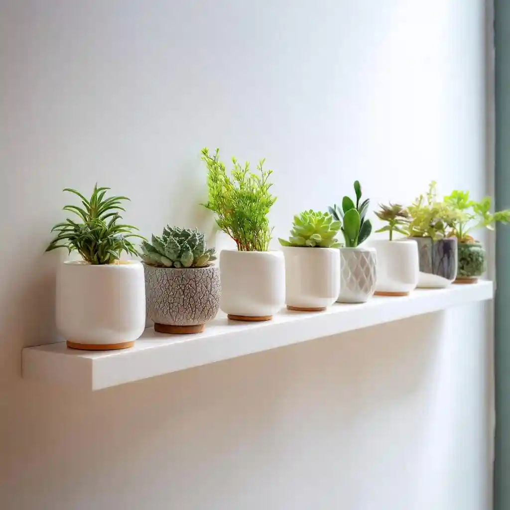 Bathroom Plant Wall
