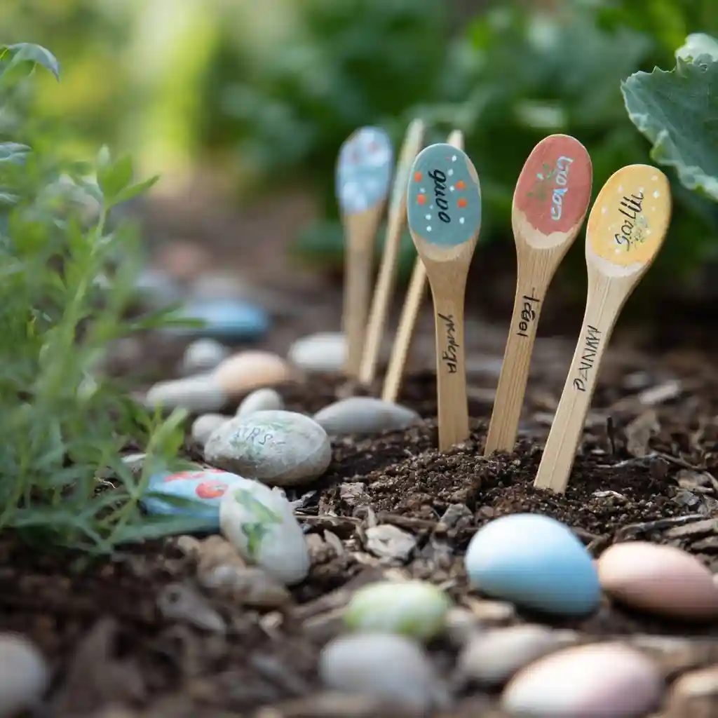 12. DIY Plant Markers