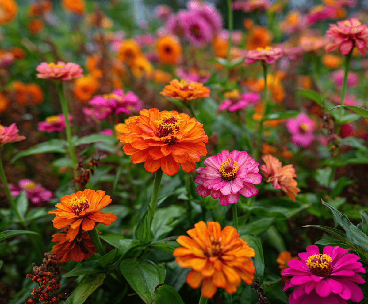 Zinnia and Dahlia Flower Combinations That Wow