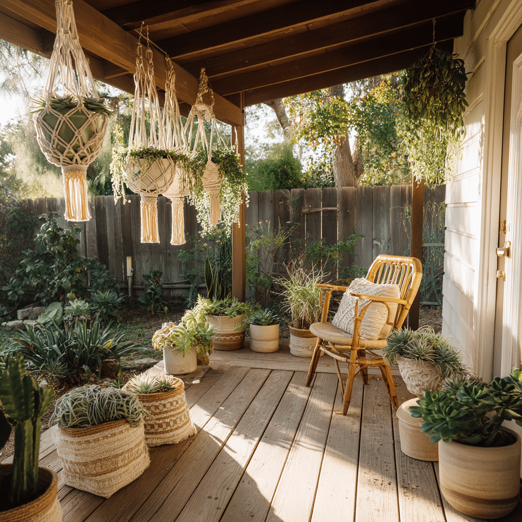 Hanging Macramé Planters