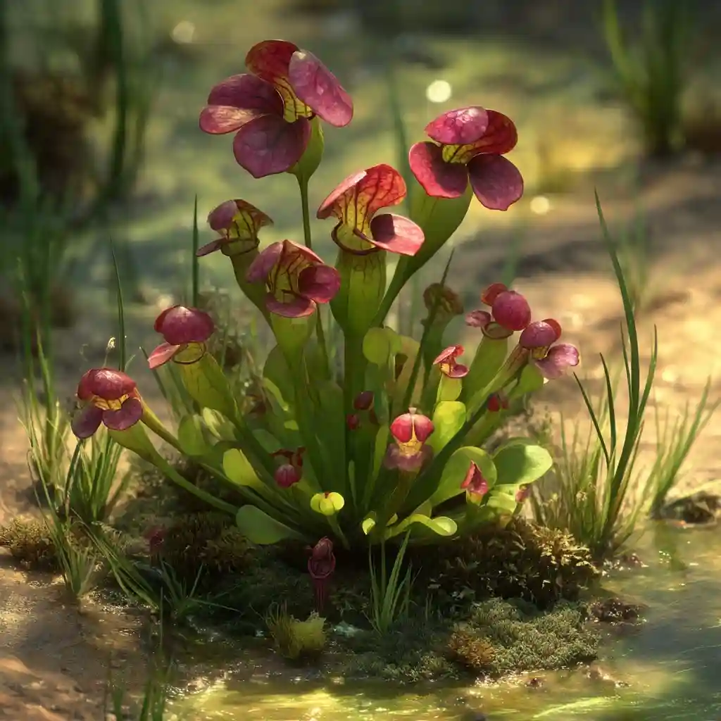Purple Pitcher Plant