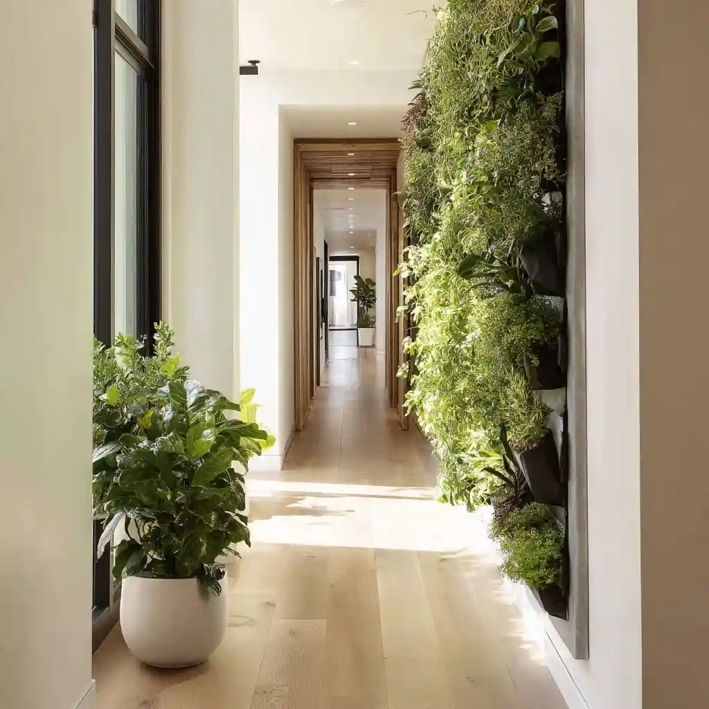 Hallway Plant Wall