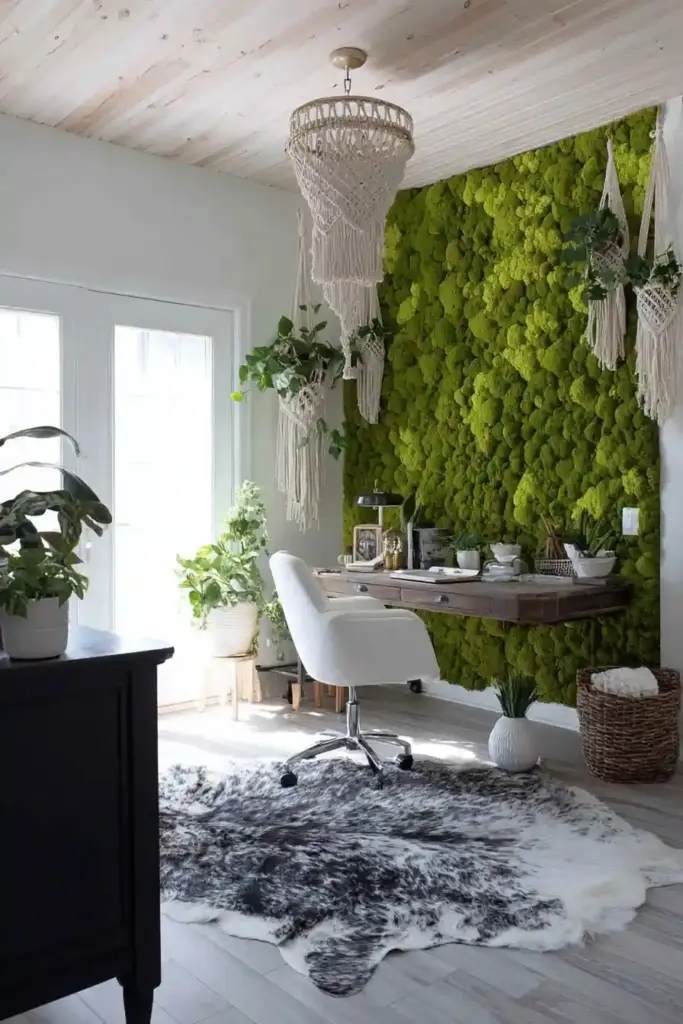 Faux Plant Wall