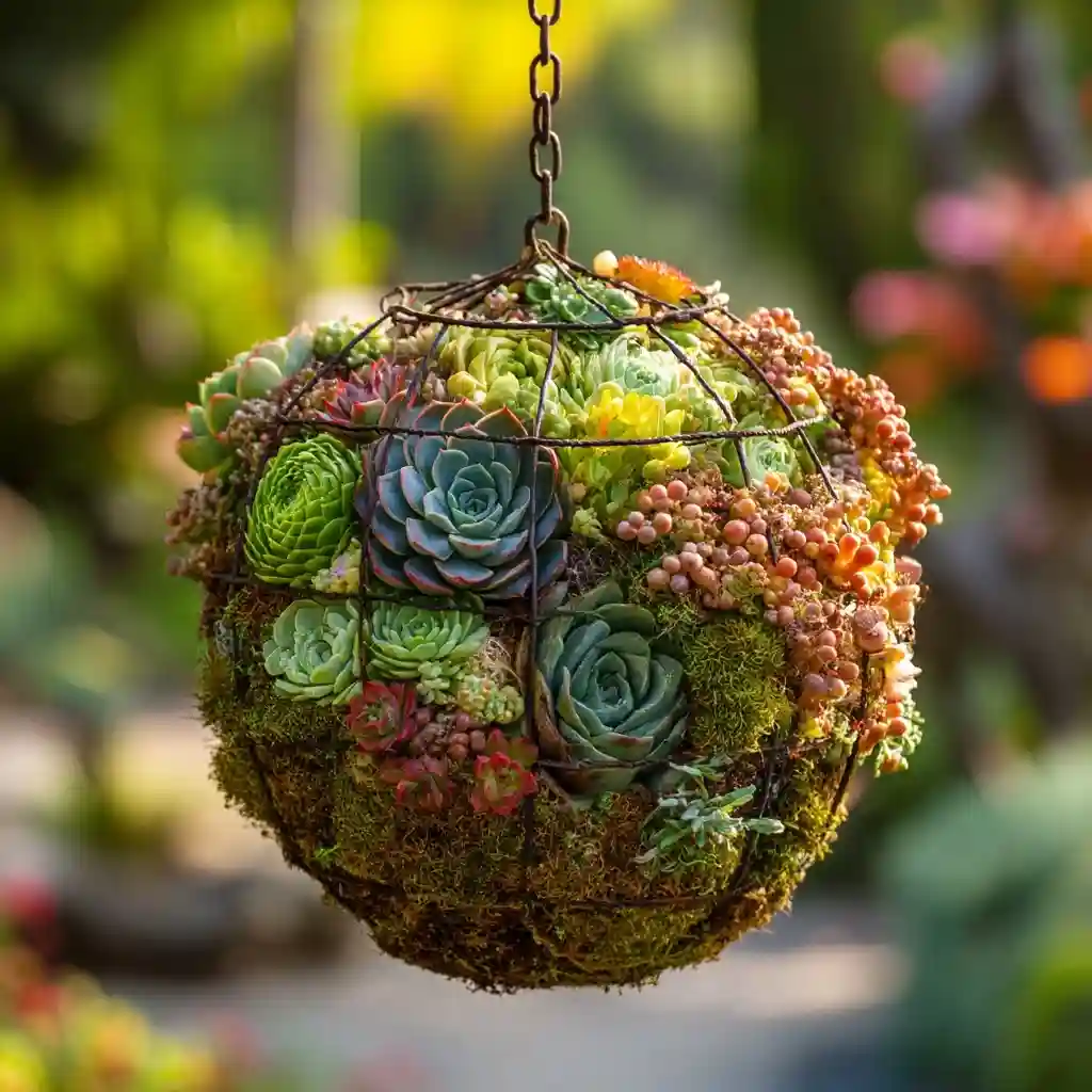 25. DIY Succulent Sphere