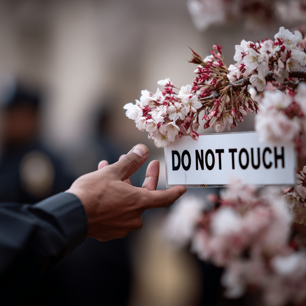 Picking Cherry Blossoms Can Get You Fined