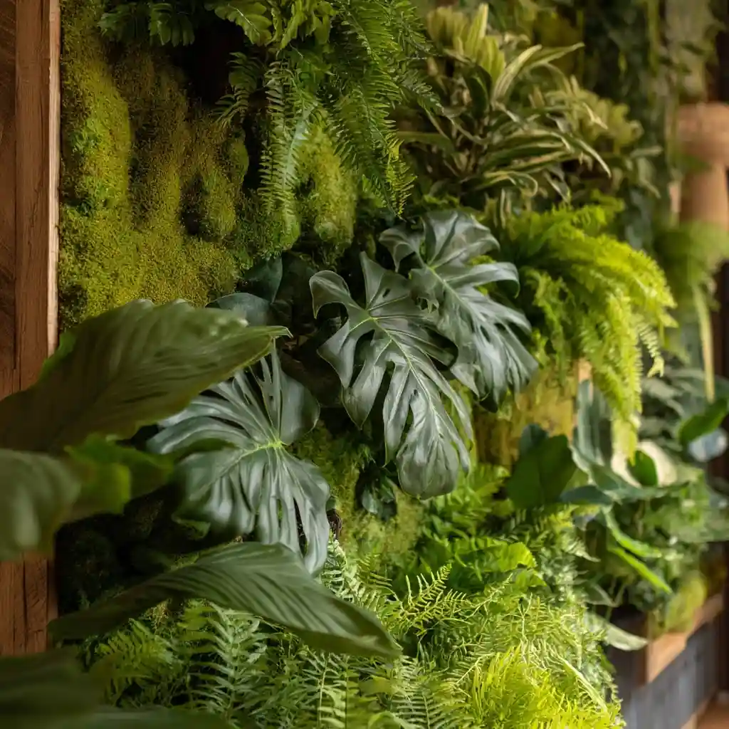 Home Office Plant Wall