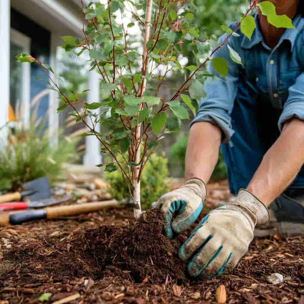 Planting and Care  birch tree