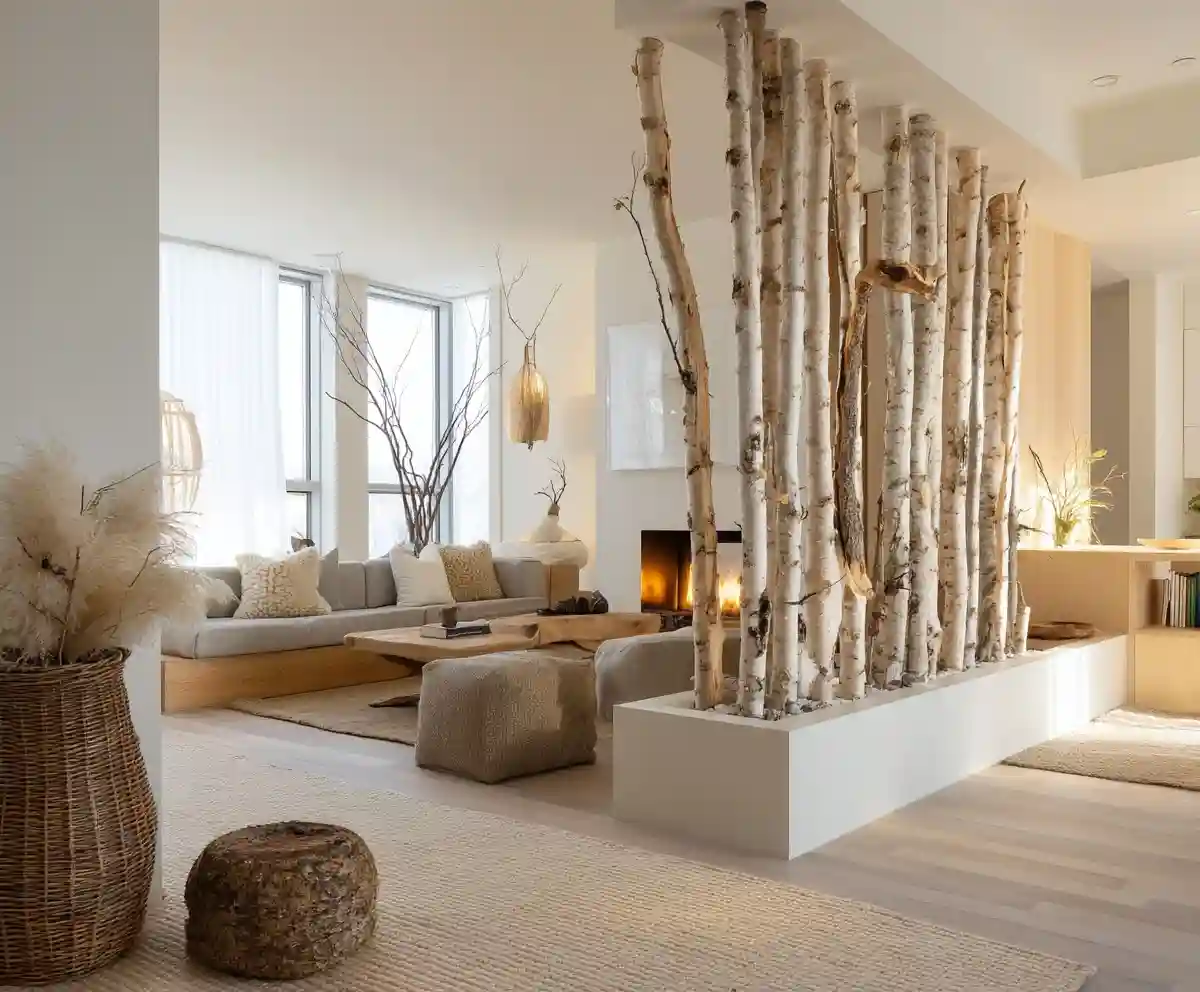 12 Ways To Use Actual Birch Trees In Your Home