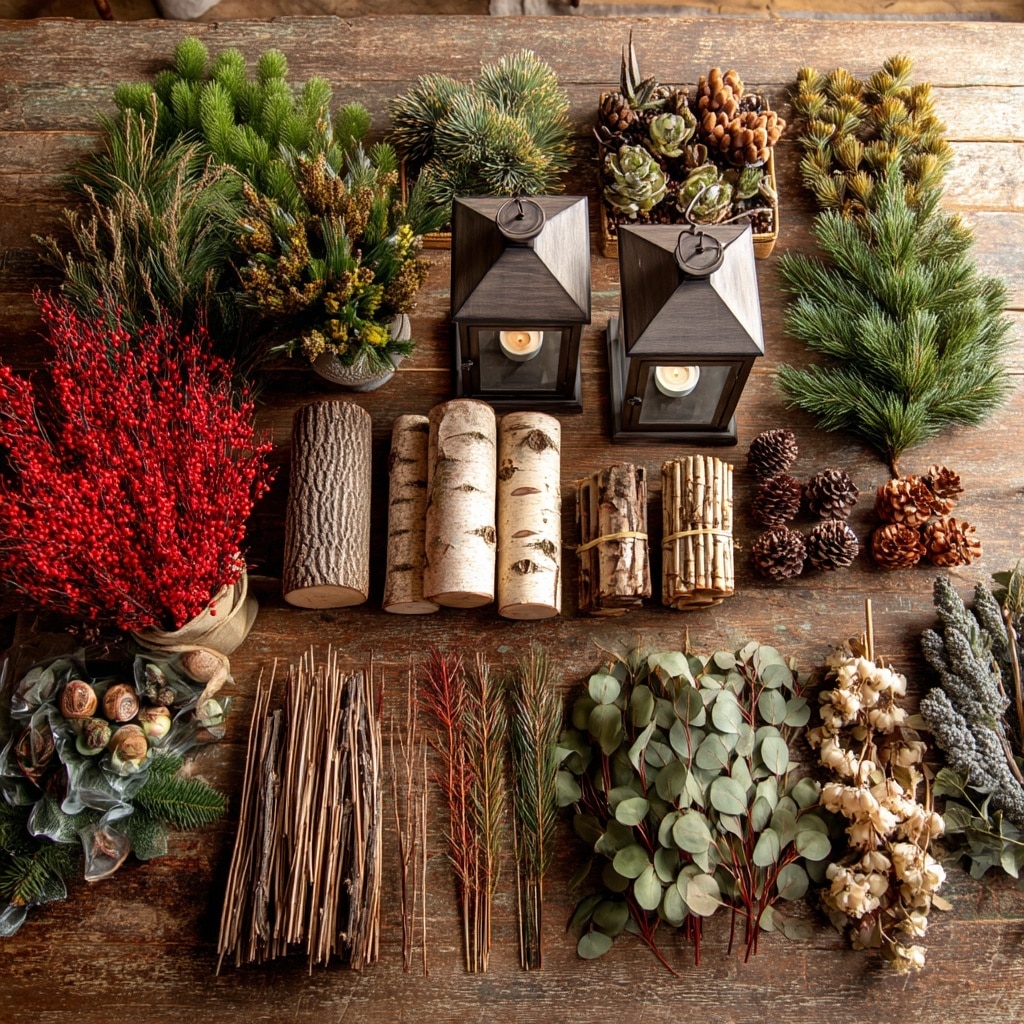 Best Natural and Decorative Elements to Use in a Winter Planter