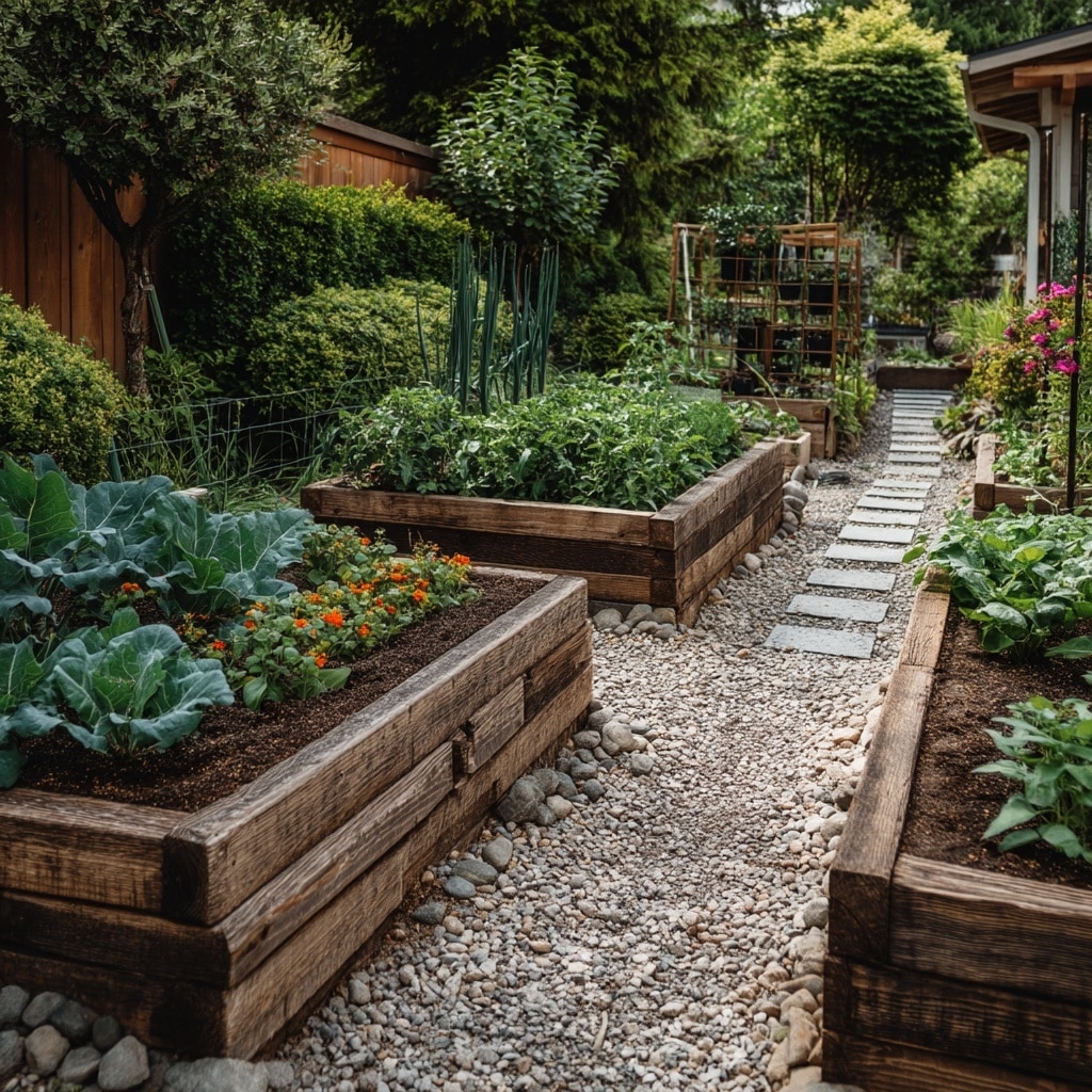 14 Creative Raised Garden Beds Layout Ideas 2 Bordered Raised Garden Beds