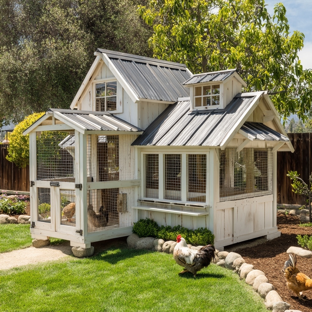 Classic Farmhouse-Style Coop