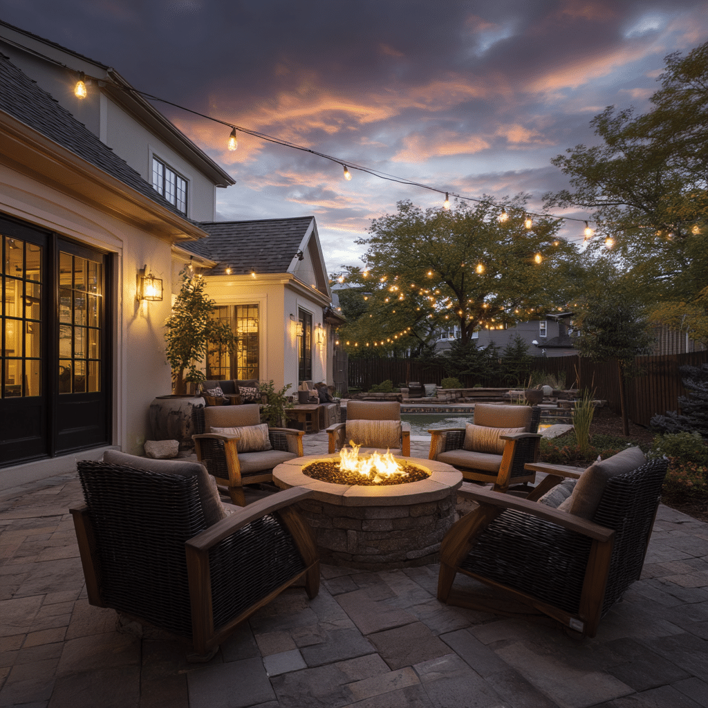 Cozy Fire Pit Gathering