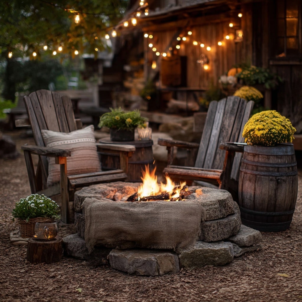 Repurpose Large Planters Into Tables