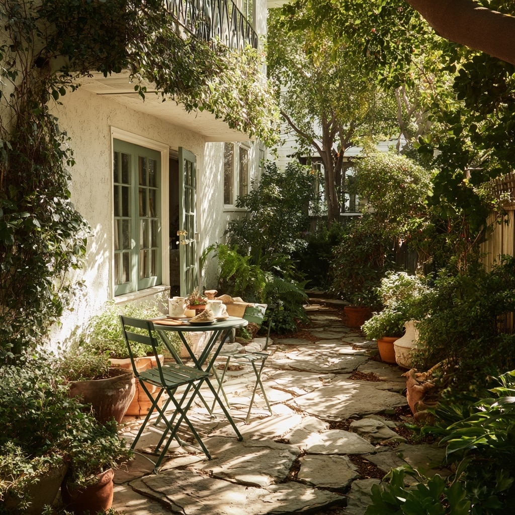 20 Charming Garden Nook Ideas for Your Backyard 14 Mini Patio Garden Nook