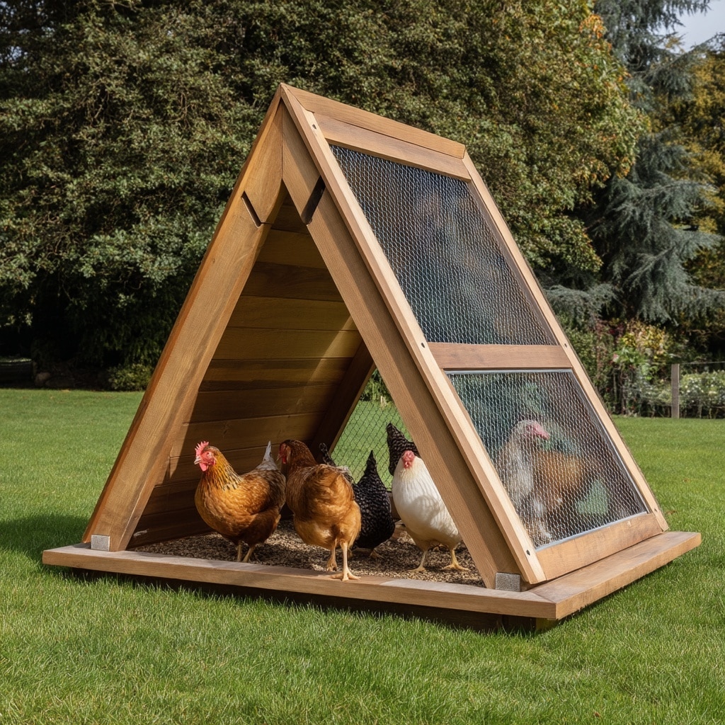  Simple A-Frame Coop