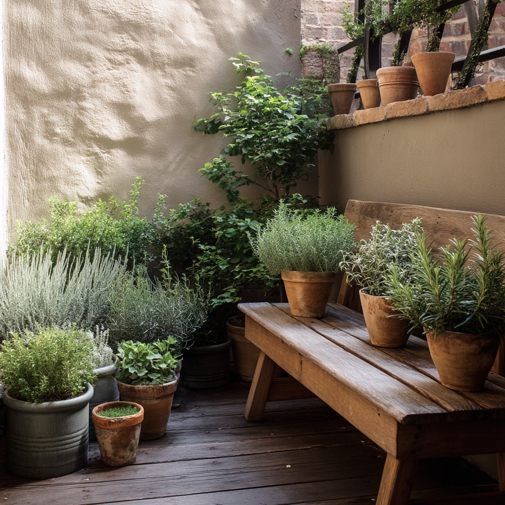 20 Charming Garden Nook Ideas for Your Backyard 15 Herb Garden Nook