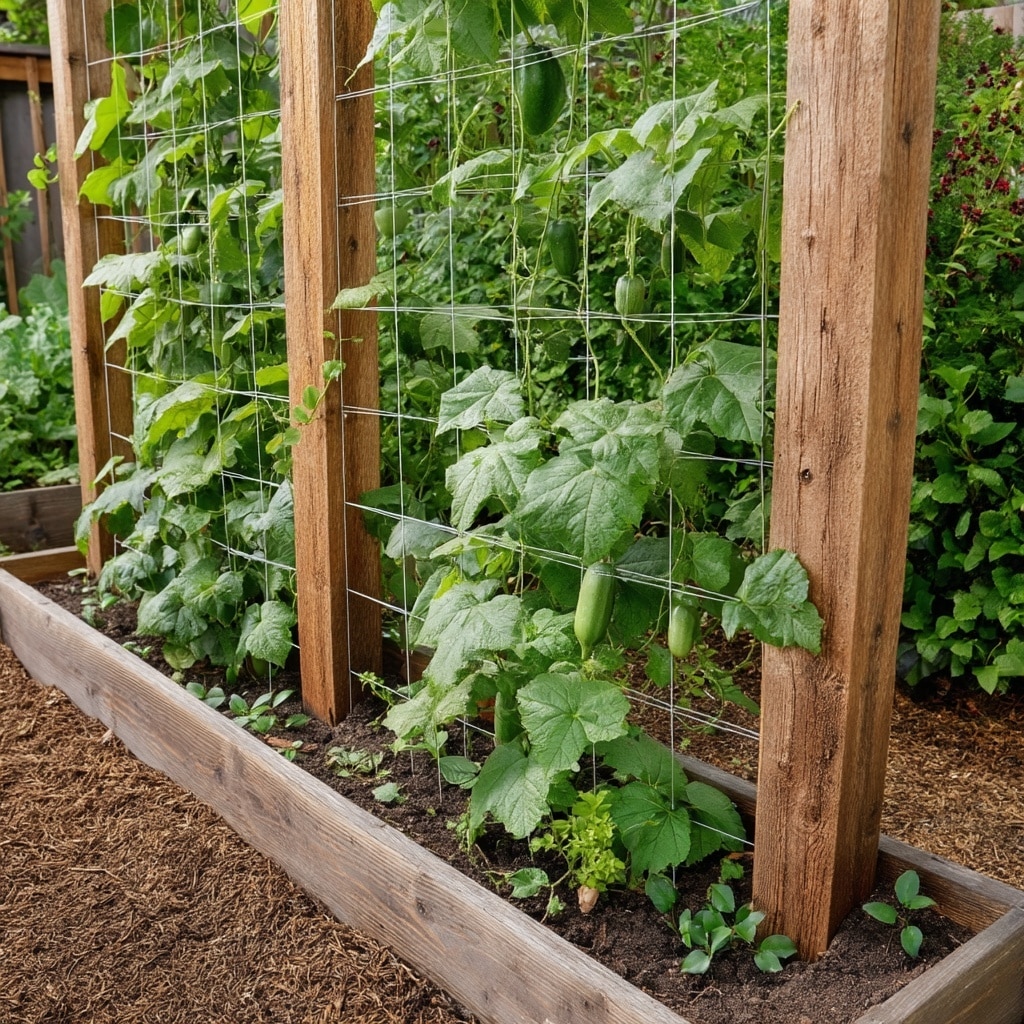 DIY String Trellis