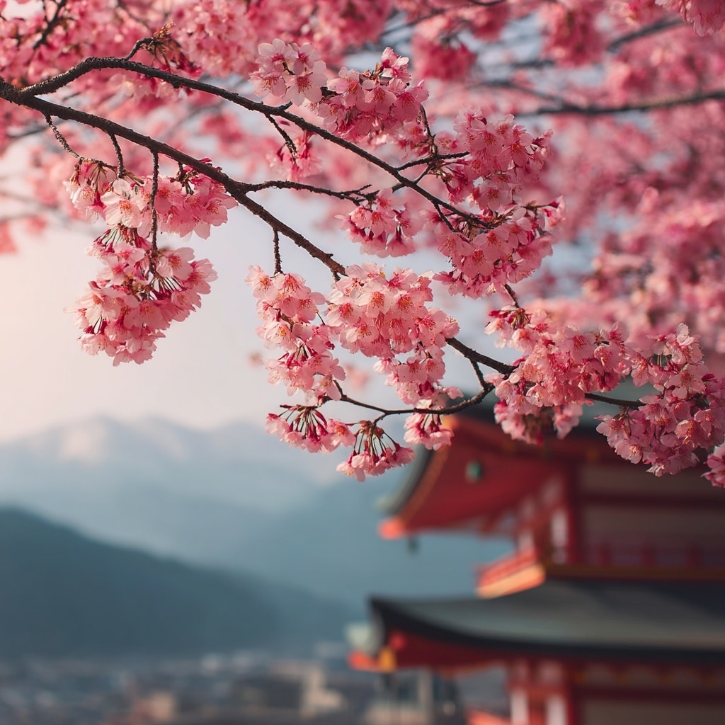 Blossoms as a Natural Frame