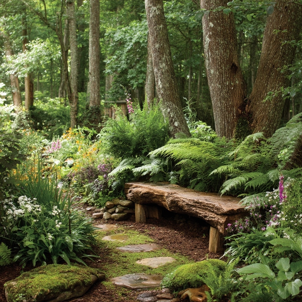 20 Charming Garden Nook Ideas for Your Backyard 16 Woodland Wonderland Garden Nook