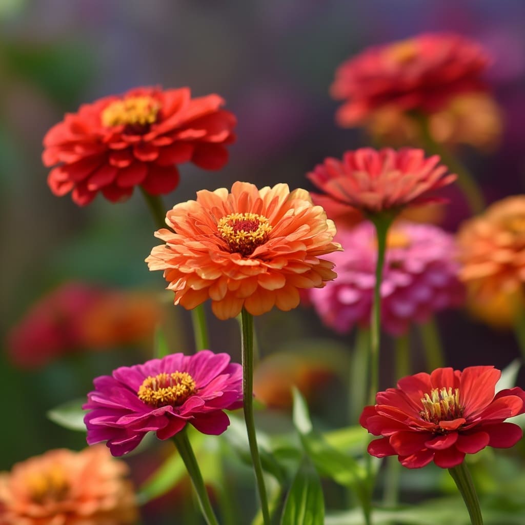 . Zinnia (Zinnia elegans)