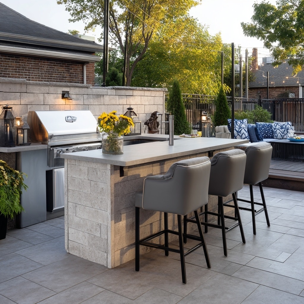 Built-In Grill Station