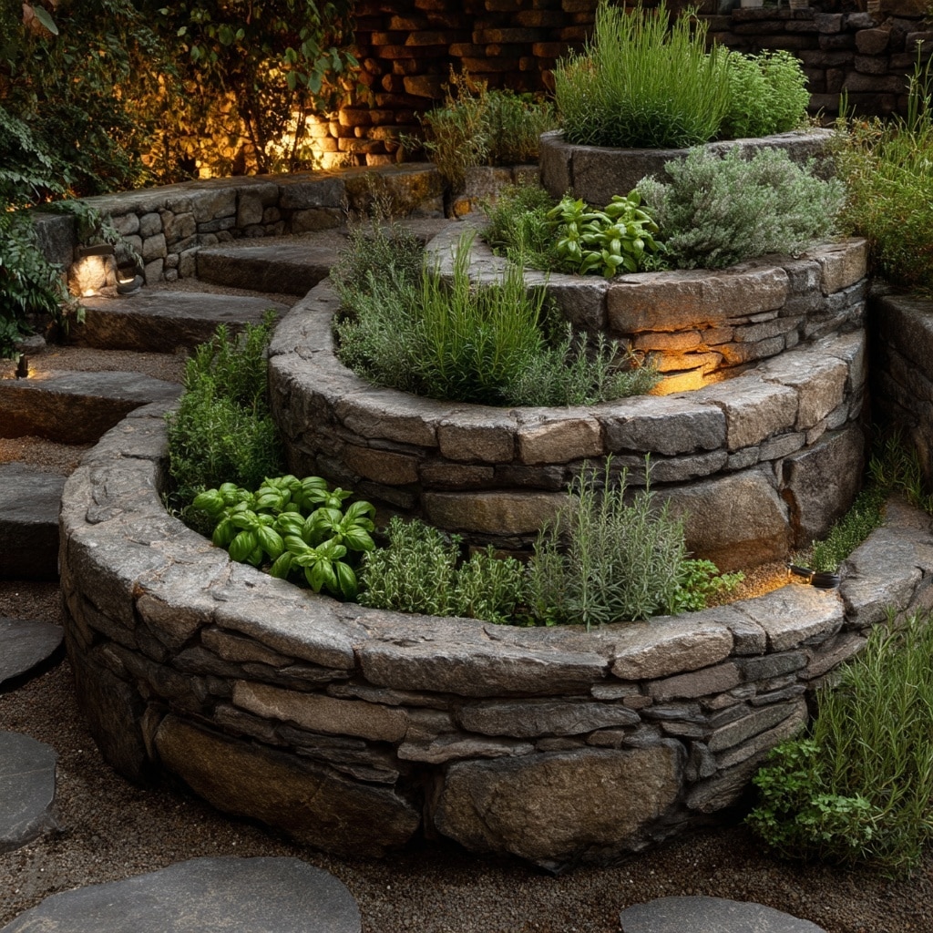 14 Creative Raised Garden Beds Layout Ideas 17 Spiral Herb Raised Garden Beds