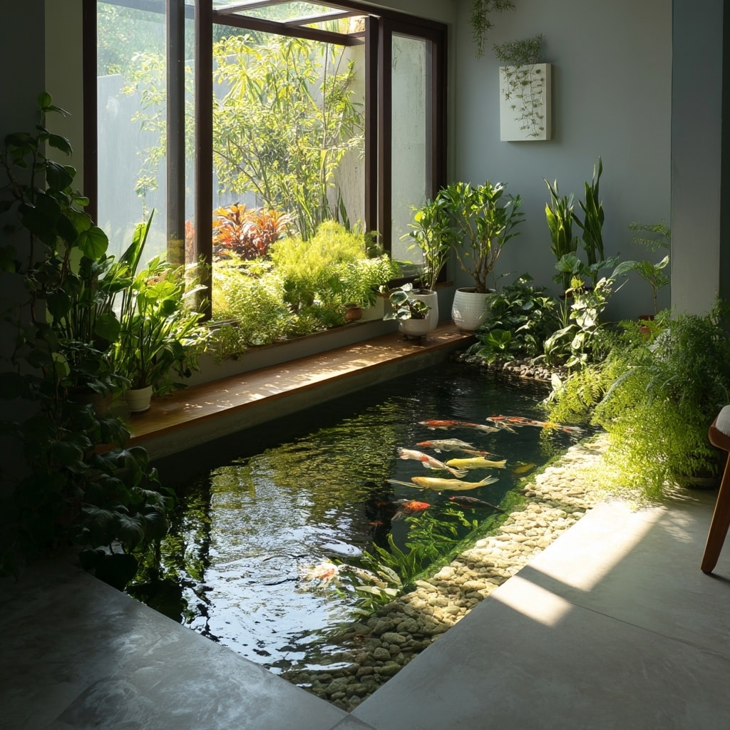  Window-Side Pond Setup