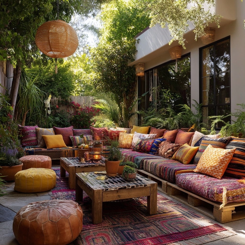 Boho Cushions and Throws