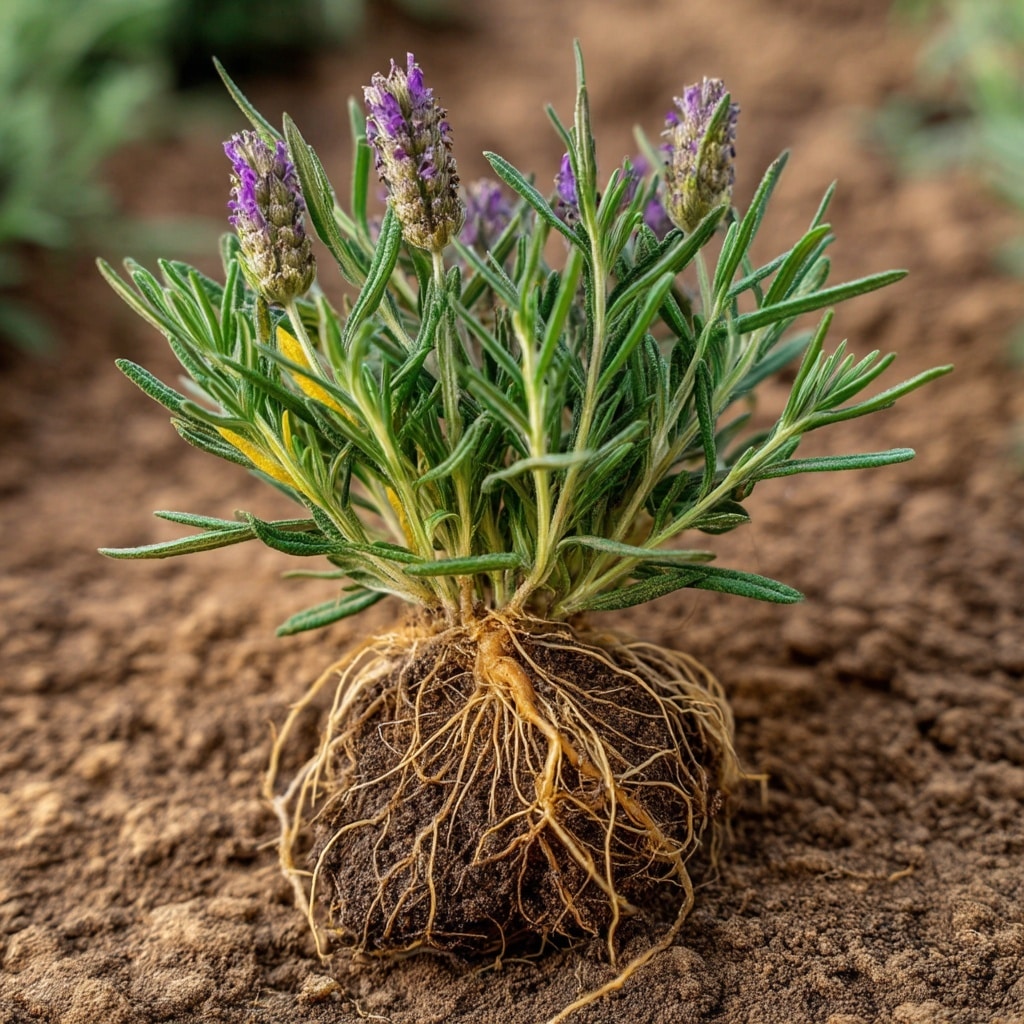 Recognizing Symptoms of Root Rot in Lavender