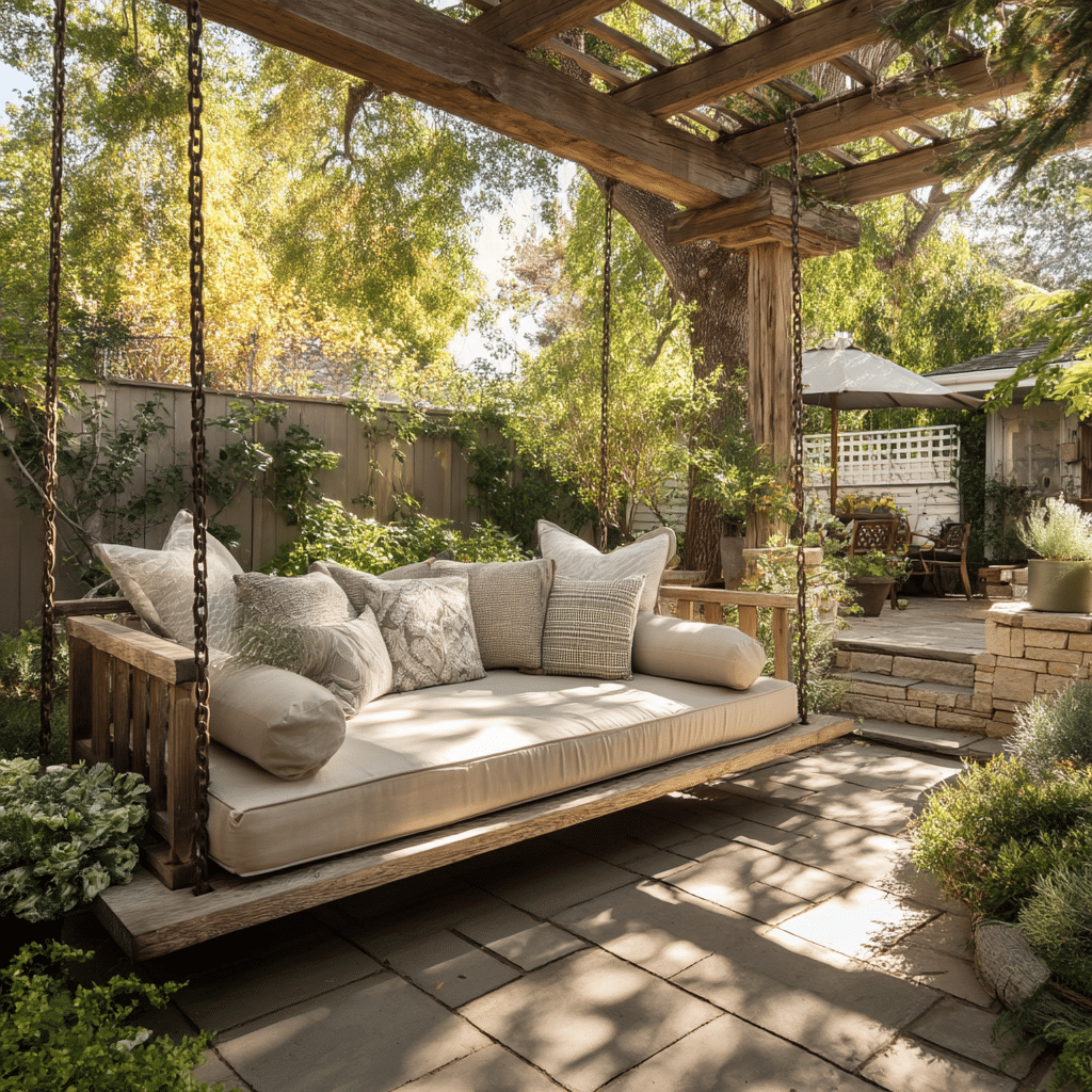 . Swinging Daybed Retreat