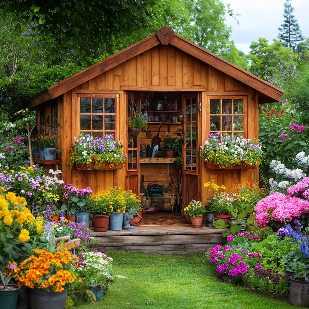 Build a Cozy Garden Shed