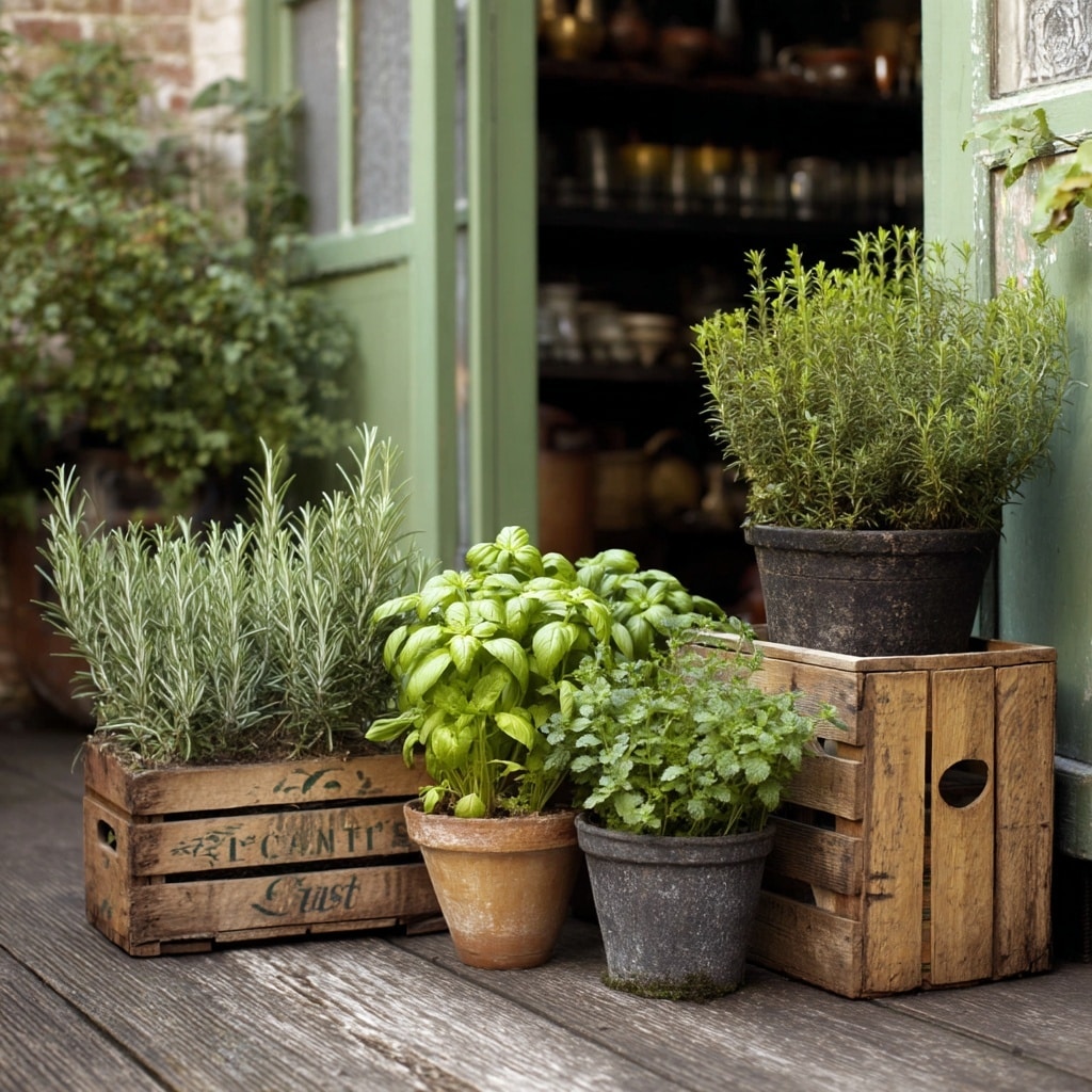 15 Budget Backyard Ideas for a Stylish Makeover 19 Herb Garden