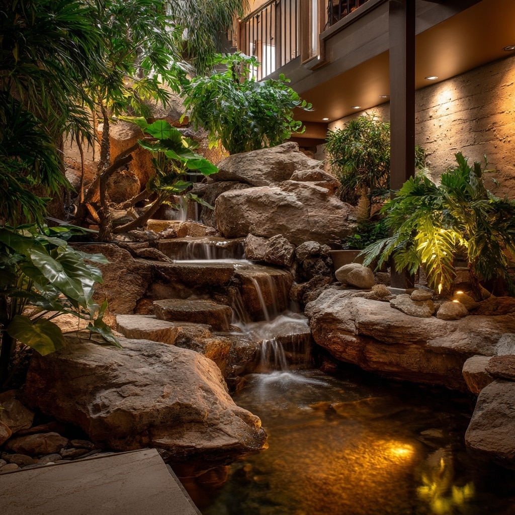 Indoor Waterfall Pond