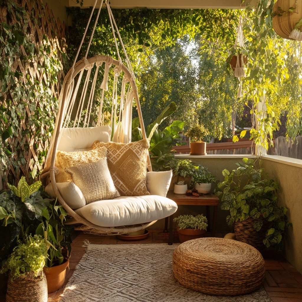 Hammock Chair in a Shady Spot