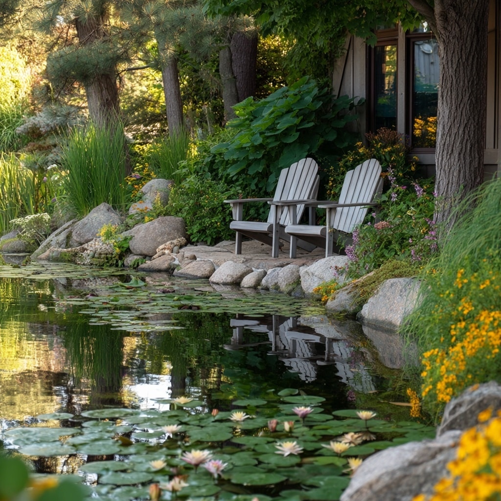 20 Charming Garden Nook Ideas for Your Backyard 20 Waterfront Oasis Garden Nook