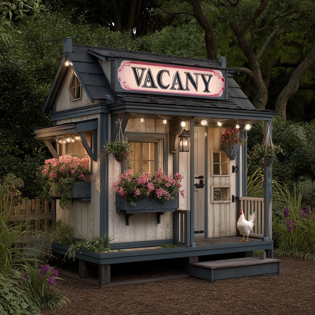 19+ Hilarious Chicken Coop Ideas for Backyard Fun 20 Hotel Eggcelsior