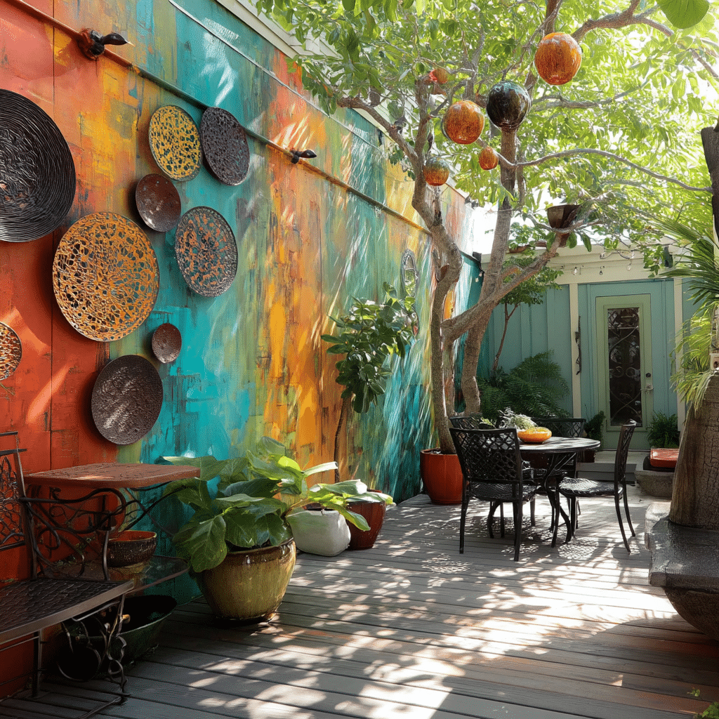 Artistic Outdoor Walls